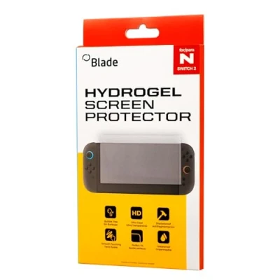 Image de Blade Protecteur d&#039;écran Switch 2, hydrogel, surface hydrogel ultra résistante, installation facile, anti fragmentation, ajustement parfait et sans bulles