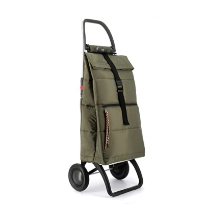 Image de Chariot de Course Rolser Big Polar 2 Roues Pliante Kaki