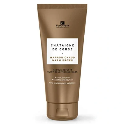 Image de Fauvert Professionnel MASQUE REFLETS Châtaigne de Corse (Extrait d’olivier + Kératine hydrolysée) 200ML