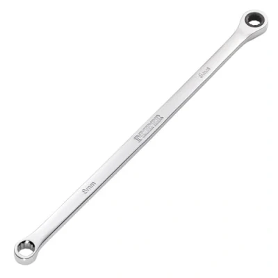 Image de Draper HI TORQ 27765 Clé à cliquet double anneau métrique extra longue 8 mm