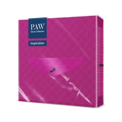 Image de PAW Serviettes Papier Gaufrées 3 Plis (33 x 33 cm) I Lot de 20 Parfait pour les Fêtes, Mariages, la Communion en Structuré Inspiration Modern (hortensia)