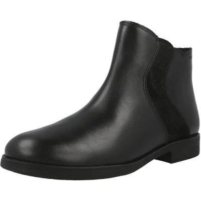 Image de Geox J Agata WPF Bottines pour enfants, Taille: 31, Black Cuir