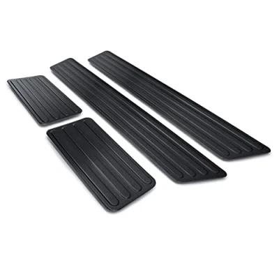 Image de tuning art XF514 1 Jeu de seuils Porte pour VW T6 T6.1 Multivan Caravelle 2015 Acier INOX, Couleur:Anthracite