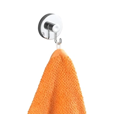 Image de WENKO Vacuum Loc® Crochet Set de 4 4, Fixer sans percer Chromé