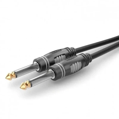 Image de Câble audio Hicon HBA 6M 0300 Noir Jack mâle 6,3 mm (mono) 3.00 m