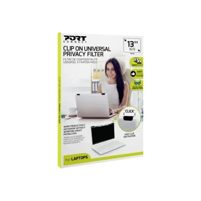 Image de Port Connect Filtre de confidentialité 2D pour Ordinateur Portable Clip on 15.6 Pouces