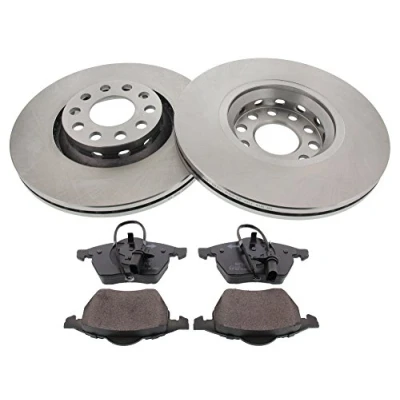 Image de MAPCO 47899 Disques et plaquettes de freins Essieu avant ventilé avec tôle anti bruit contact signal d&#039;usure inclus AUDI: A4 B6 Berline