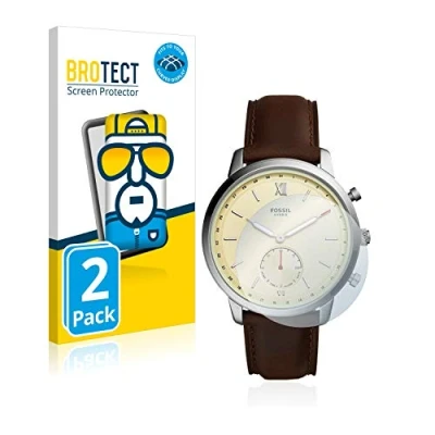 Image de brotect Protection Intégrale 3D Incurvé pour Fossil Neutra Hybrid HR (2 Pièces) Couverture Complète, Film Écran