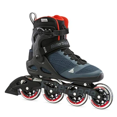 Image de Rollerblade Macroblade 90 Rollers en Ligne pour Homme, Bleu orienton, Orange, 270