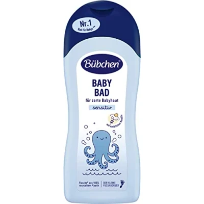 Image de Bübchen Bain de bébé 1000 ml Mousse douce et crémeuse Pour un nettoyage en douceur la peau délicate Sans silicone
