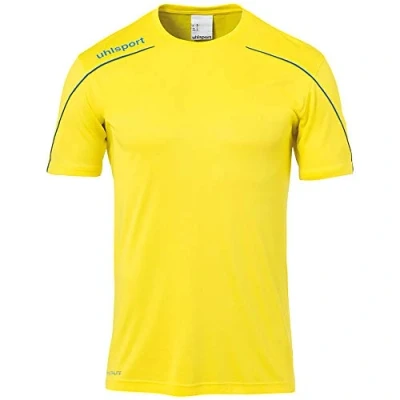 Image de Kempa Stream 22 Trikot Maillot Enfant, Jaune/Bleu Azur, 116 cm