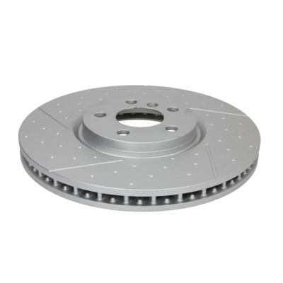 Image de DELPHI BG9383C Disque de frein 335 30 5 ventilé, fendu/perforé revêtu à haute teneur en carbone sans roulement roue, bague ABS