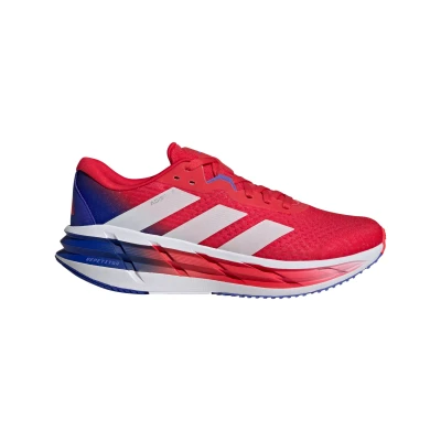 Image de adidas Performance Adistar 3 Chaussures de running, Homme, Taille: 44 2/3, Pure ruby blue lucid red Tissu / matière synthétique