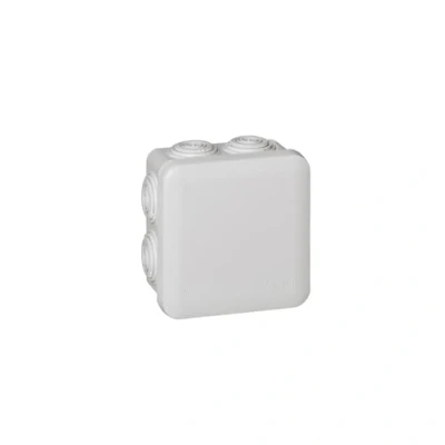 Image de Legrand 092012 Boîte de dérivation carrée Plexo 80x80x45mm étanche IP55 7 entrées souples