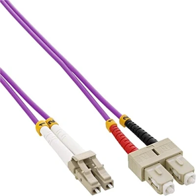 Image de Câble Ethernet Pourpre InLine 88645P Connecteurs LC/SC Accessoire