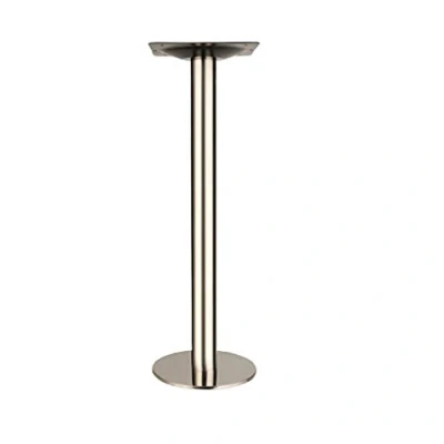 Image de Acier Inoxydable Pieds de Table,Métal Meubles,Bar Support Meubles,Table Basse Base Ronde,Capacité Charge 300kg/661lb,avec Des Vis (750mm/29.5in)