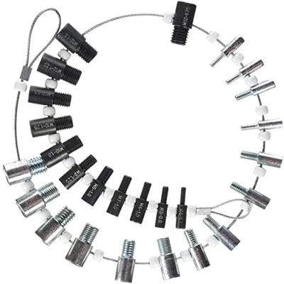 Image de Nut, Bolt Thread Checker(Inch &amp; Metric), Outils de filetage Outil Mesure Jauge pour écrous Impériaux et Métriques
