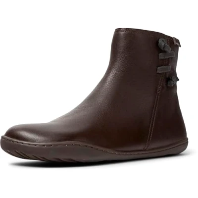 Image de Camper Femme Peu Cami K400676 Bottine moyenne à fermeture éclair/élastique Marron foncé 007, 38 (EU)