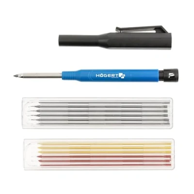 Image de Högert Technik Porte mine Grip Crayon automatique 6 plumes d&#039;écriture HB