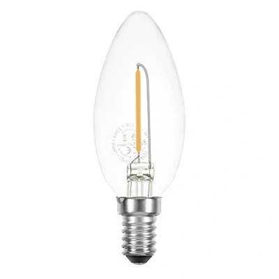 Image de NCC Licht Ampoule LED à filament 1 W presque 15 E14 Transparent 100 lm Blanc chaud 2700 K 360 (1 pièce)