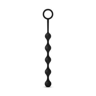 Image de Perles Anales Noir Diamètre: 2.50 cm Silicone
