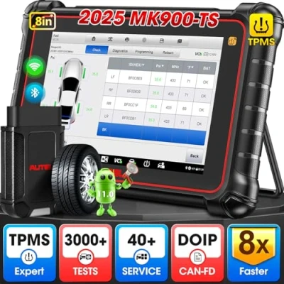 Image de Autel MaxiCOM MK900 TS Scanner TPMS, Outil Bidirectionnel 2024 Mis à Jour de MaxiCheck MX808S TS, MK808S MS906TS avec 40+ Services, 3000+ Tests Actifs, No IP Limited Ver. du MX900TS