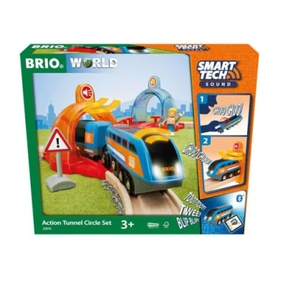 Image de BRIO World Smart Tech Tunnel d&#039;action sonore à Piles pour Enfants partir de 3 Ans
