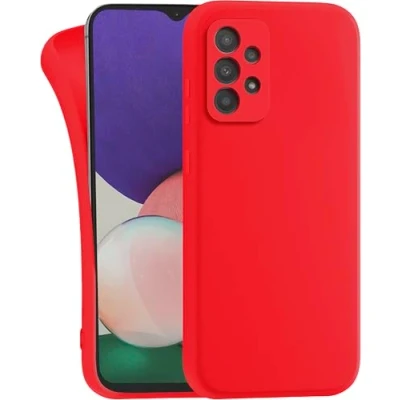 Image de MyGadget Coque pour Samsung Galaxy A52 4G 5G A52s Case TPU Souple &amp; Soft Cover Protection Extra Fine Légère Étui Coloré Anti Choc et Rayures Rouge