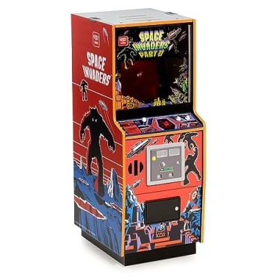 Image de Quarter Arcades Numskull Space Invaders Part II Mini Armoire d&#039;arcade Taille 1/4 Réplique de Jeu rétro jouable Console Micro