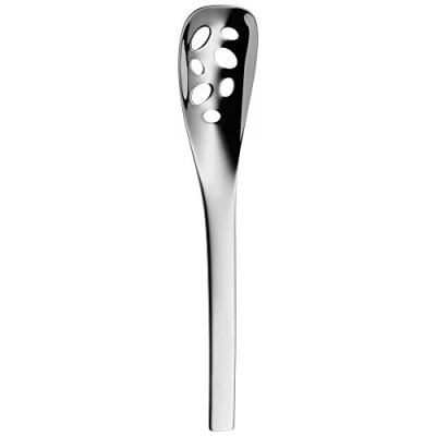 Image de WMF Nuova cuillère de Service perforée 16 cm, à Olive, Capper, en Acier Inoxydable Cromargan Poli, Passe au Lave Vaisselle