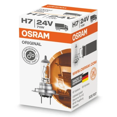Image de OSRAM 64215 Ampoule, projecteur longue portée H7 24V 70W Halogène MERCEDES BENZ: ATEGO 2, SCANIA: P,G,R,T series