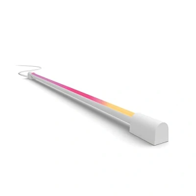 Image de Philips Hue Play Gradient Light Tube 75cm, Blanc, synchronisation de la lumière avec l&#039;écran (nécessite Sync Box non fourni), fonctionne Alexa, Google Assistant et Apple Homekit