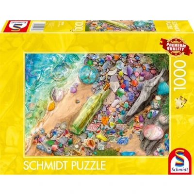 Image de Schmidt Spiele 59769 Puzzle Lumineux de Plage 1000 pièces, Multicolore