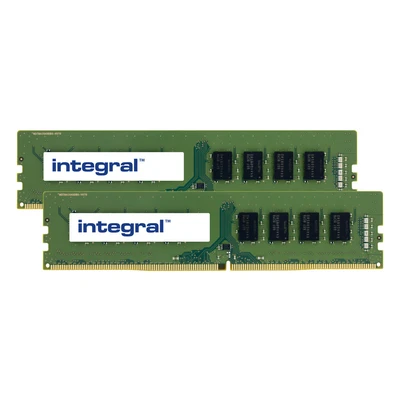 Image de Integral 32GB Kit (2x16GB) DDR4 RAM 2400MHz DIMM Module de mémoire PC bureau