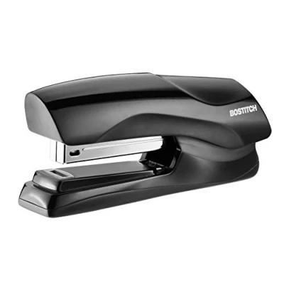 Image de Bostitch Agrafeuse de bureau robuste, capacité 40 feuilles, sans bourrage, bande complète, pour salle classe, ou bureau, noir