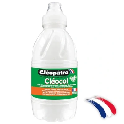 Image de Cléopâtre CC500 Cléocol Colle Blanche multi usage Recharge de 500 g