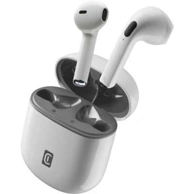Image de cellularline Wireless HEADSET STYLE couleur Écouteurs Bluetooth avec étui de recharge en match Talk Time 3 heures Play 4 Total 24 ChargingTime 2
