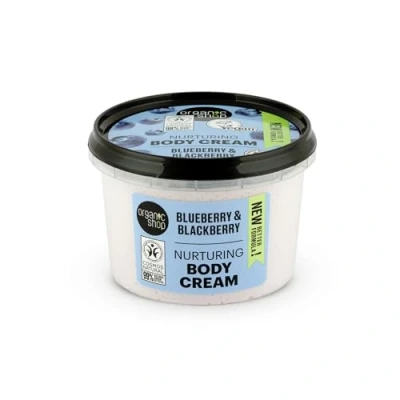 Image de Organic Shop Crème nourrissante pour le corps Myrtille et mûre 250 ml