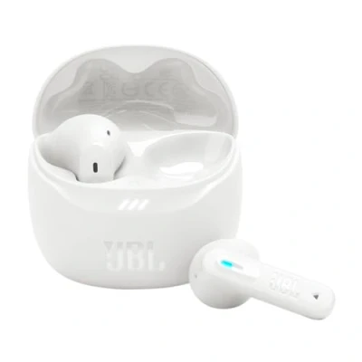 Image de JBL Tune Flex 2, Écouteurs sans Fil Bluetooth, 48 h d&#039;autonomie, résistance à l&#039;eau et la poussière IP54, Connexion multipoint, Blanc