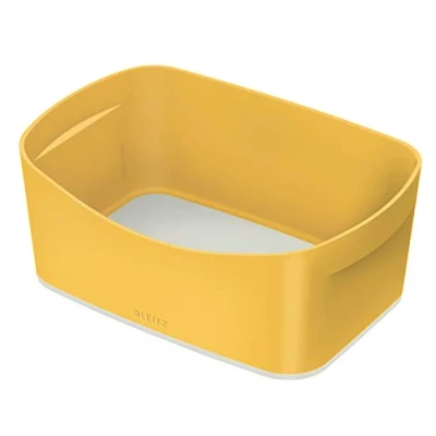 Image de Leitz Bac de Rangement MyBox, Cosy, Jaune, 52640019