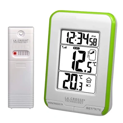 Image de La Crosse Technology WS6810 Station de Température, Coloris Vert