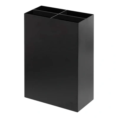 Image de Yamazaki 3452 SMART Porte parapluie, noir, Acier/Polypropylène, minimaliste, 23.5 x 12 36 c m
