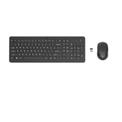 Image de Ensemble Clavier et Souris HP 330 Sans Fil Noir 2 Ans de Garantie