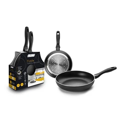 Image de IBILI Ensemble de 2 poêles Fusion, 20 + 24 cm, Aluminium, Antiadhésif, Compatible avec l’induction