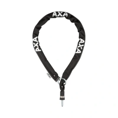Image de AXA RLC Plus Chaîne d’antivol de cadre, Cadenas vélo, plug in, Extra sécurisé, 100 cm x 5,5 mm, Avec housse en polyester noir