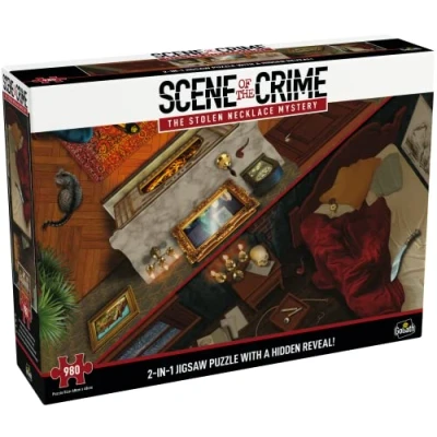Image de Goliath Puzzles Scène de Crime Le Mystère du Collier Volé Puzzle 2 en 1 Enigme à Résoudre Concentration et Logique 980 Pièces A Partir 12 Ans