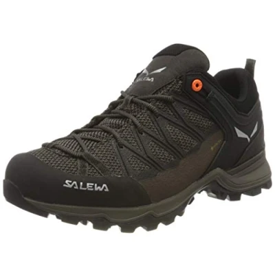Image de Salewa MS Mountain Trainer Lite Gore TEX Chaussures de Randonnée Hautes, Wallnut/Fluo Orange, 40 EU