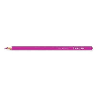 Image de Staedtler 146C 61 Design Journey Lot de 6 crayons couleur en bois forêts certifiées PEFC, forme hexagonale classique, rouge violet, très pigmenté, mine souple,