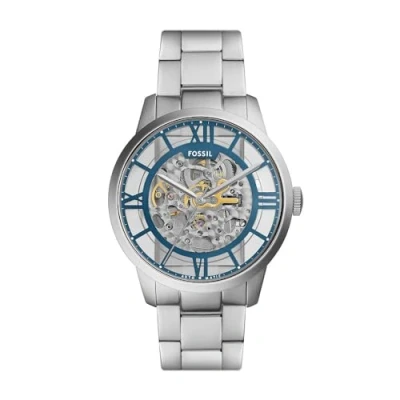 Image de Fossil Townsman Automatic Watch Montre silvercoloured, Homme, Taille: One Size, Silver coloured
