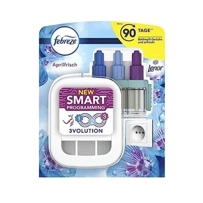 Image de Febreze 3Volution Lot de 2 flacons Parfum Lenor pour Avril, d&#039;ambiance et désodorisant 20 ML